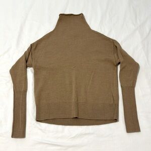 Aritzia Wilfred Cyprie Sweater in Camel